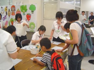 「上手く書けるかな?」書道部