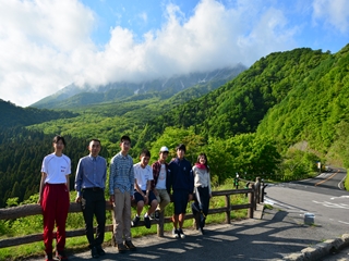 23日大山には雲が