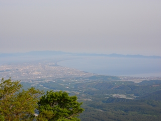 弓ヶ浜がよく見えました